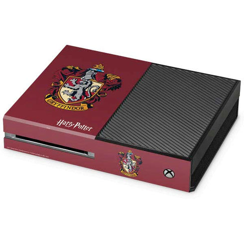 Wizarding World Harry Potter Gryffindor House Crest Xbox One Console Skin